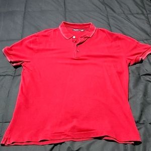 Claiborne XL polo shirt- dark red